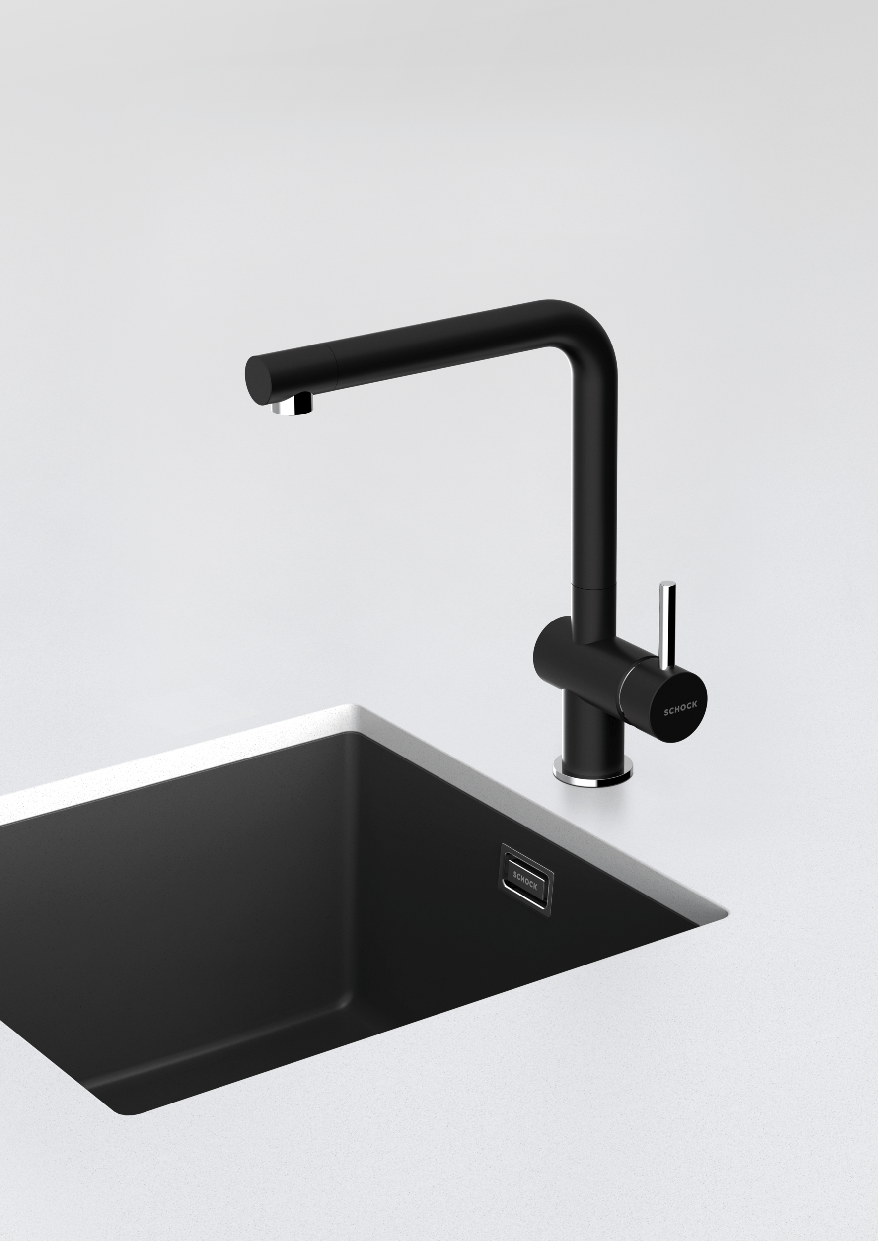 СМЕСИТЕЛ SCHOCK Epos Fix Onyx (10)