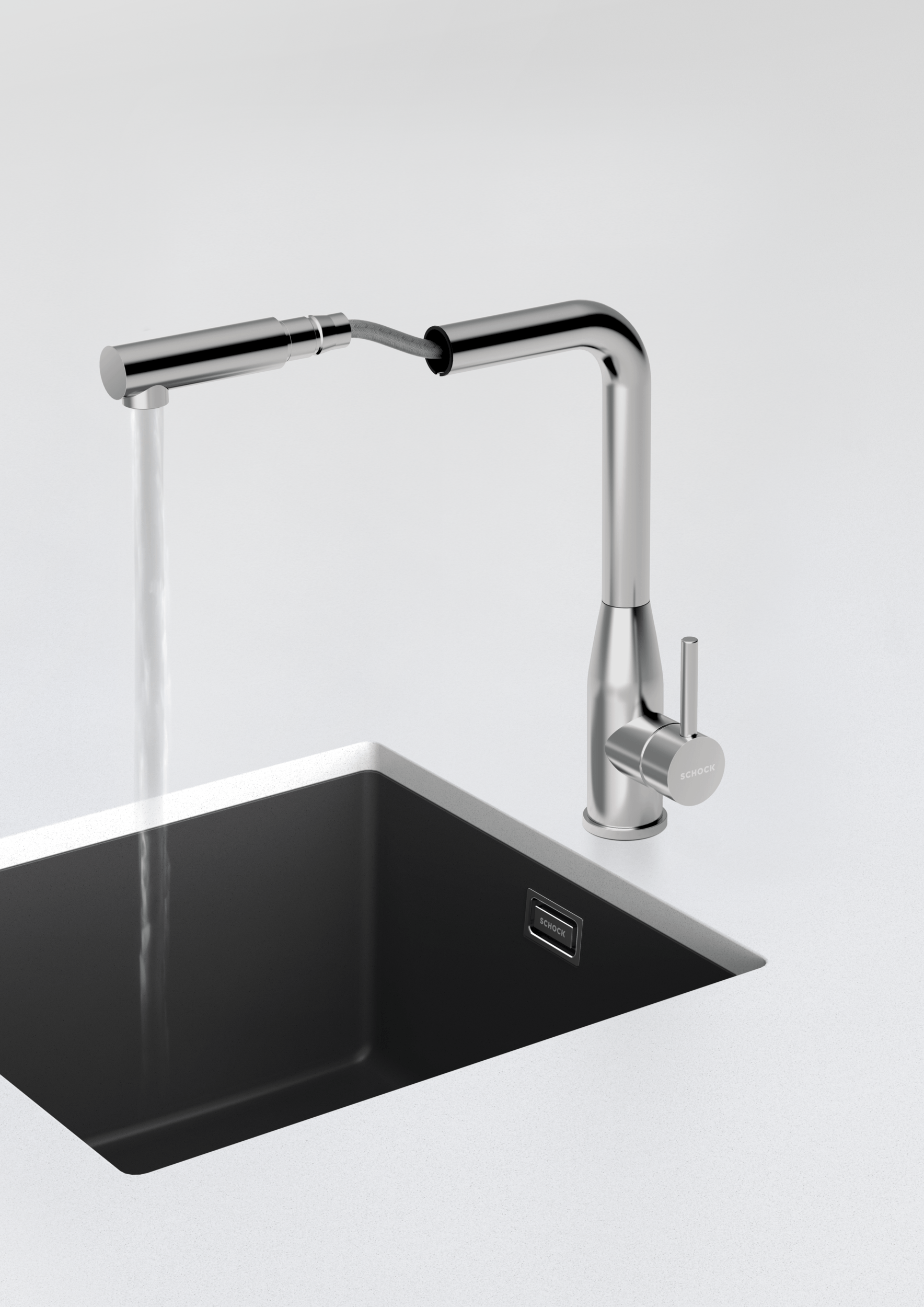 СМЕСИТЕЛ SCHOCK Keto Pull-out