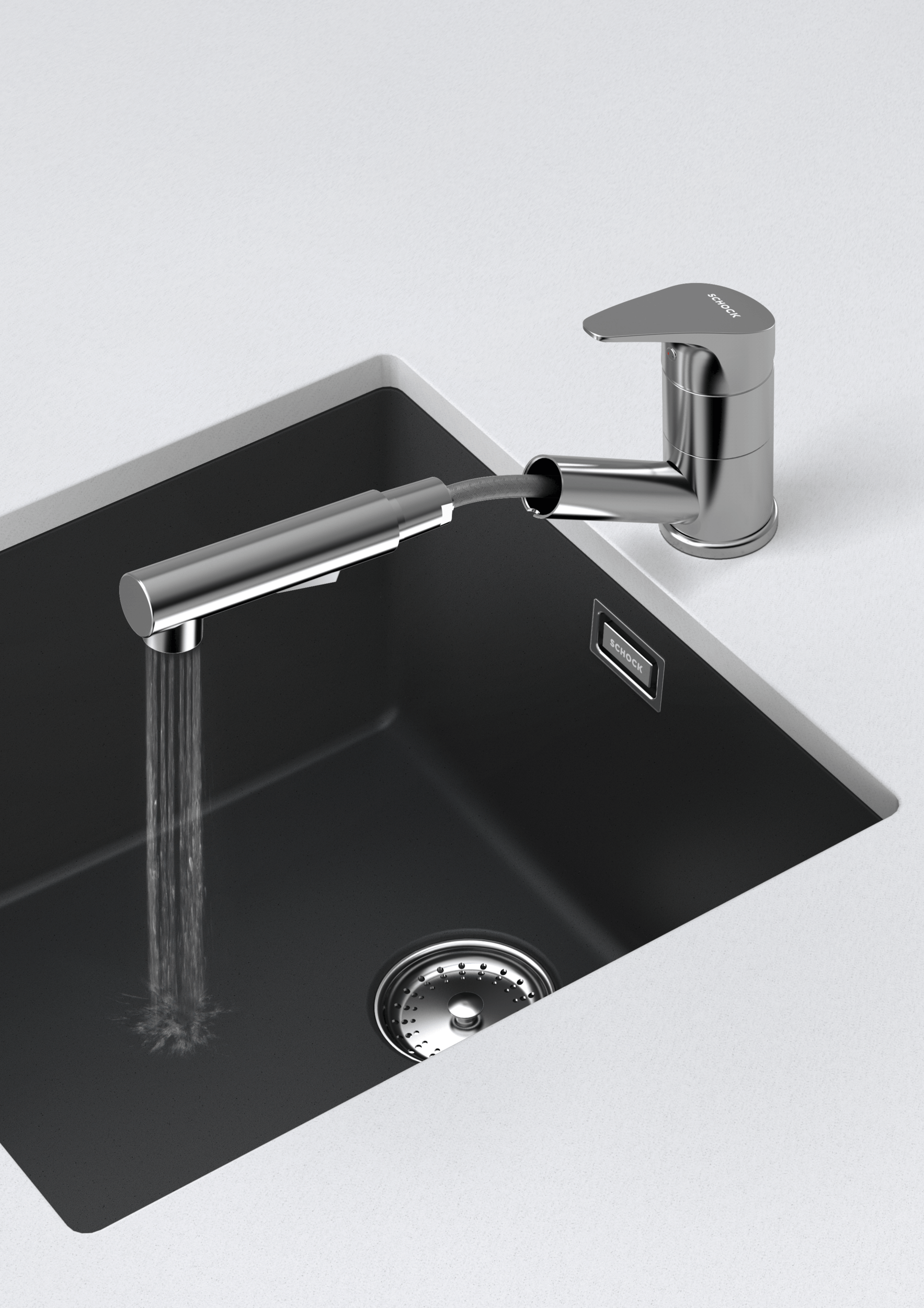 СМЕСИТЕЛ SCHOCK Evinas Pull-out