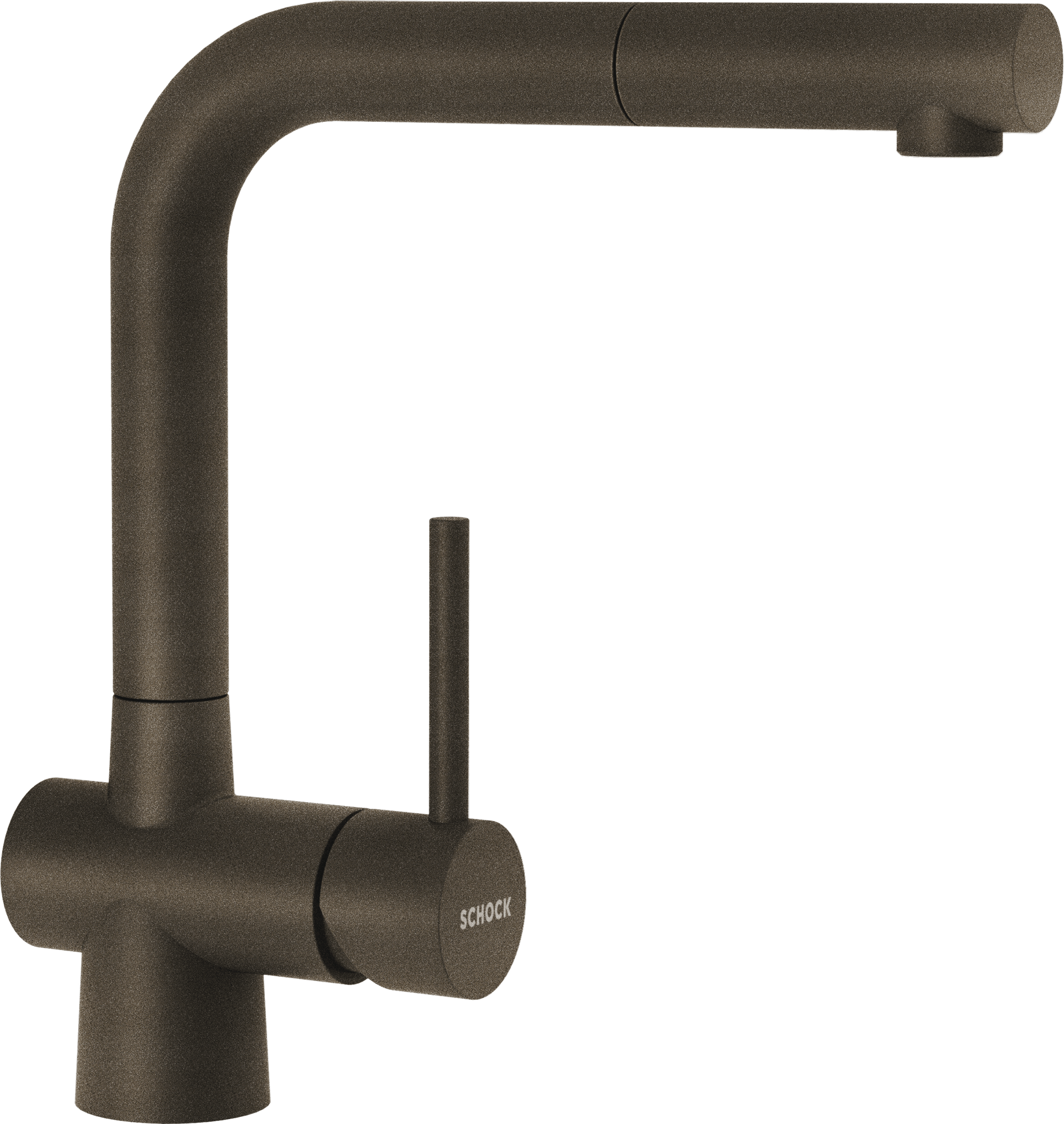 СМЕСИТЕЛ SCHOCK Laios Pull-out Bronze (87)