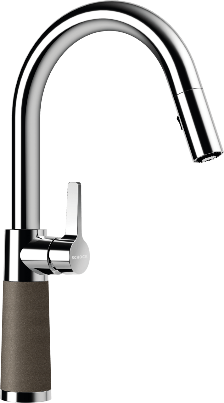 СМЕСИТЕЛ SCHOCK SC 520 Pull-out Bronze (87)