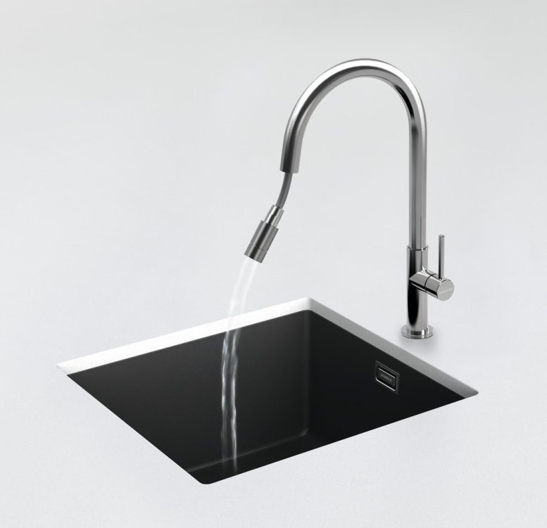 СМЕСИТЕЛ SCHOCK TALIA PULL OUT INOX