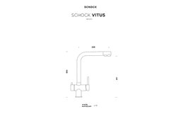 СМЕСИТЕЛ SCHOCK Vitus Fix White Gold 